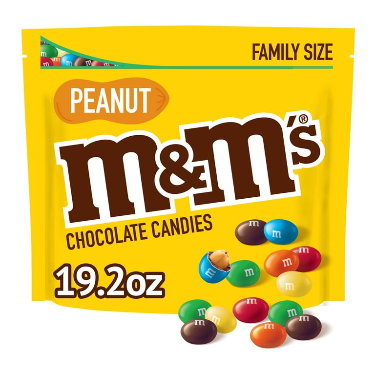 M&ms Peanut Milk Chocolate Candy In Bag