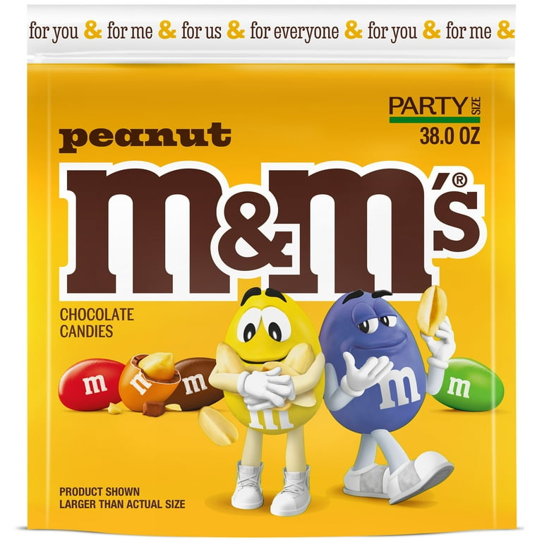 Milk Chocolate Candies, Milk Chocolate and Peanuts, 38 oz Bag Milk Chocolate Candies, Milk Chocolate and Peanuts, 38 oz Bag