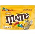 thumbnail image 1 of M&M's Peanut Milk Chocolate, Sharing Size - 10.05 oz Resealable Bag-Pack of 4, 1 of 5