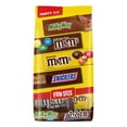 thumbnail image 1 of M&M's, Snickers & Milky Way Chocolate Candy Variety Mix , Party Size - 19.2 oz Bulk Bag, 1 of 13