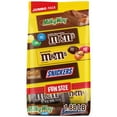 thumbnail image 1 of M&M's, Snickers & Milky Way Fun Size Chocolate Candy Variety pack - Bulk Bag, 1 of 13