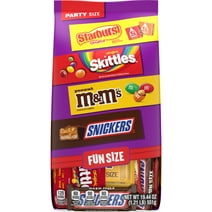 M&M's, Snickers, Skittles & Starburst Fun Size Candy, Party Size - 19.44 oz Bag