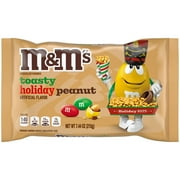 M&M's Toasty Holiday Peanut Chocolate Christmas Candy - 7.44 oz Bag