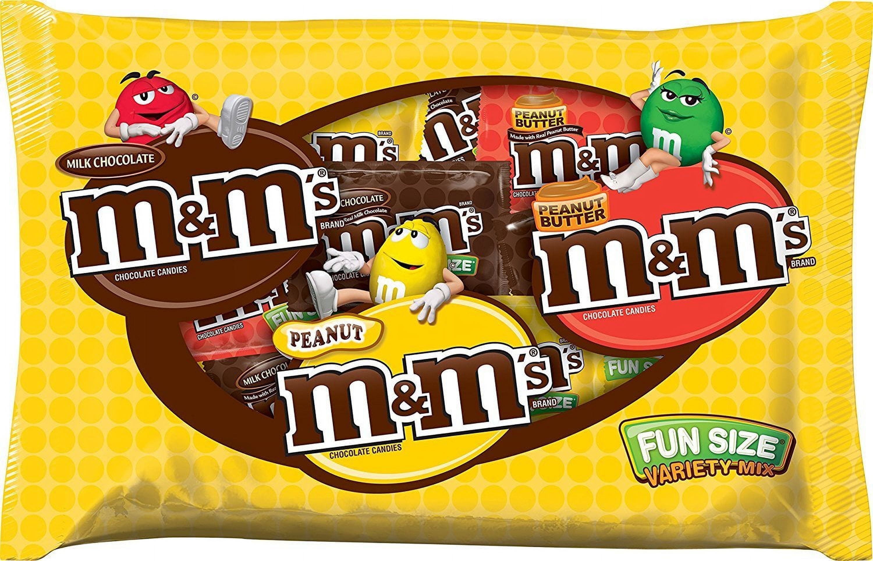 M&M's Individual Packages Variety Mix Chocolate Candy Fun Size Bag