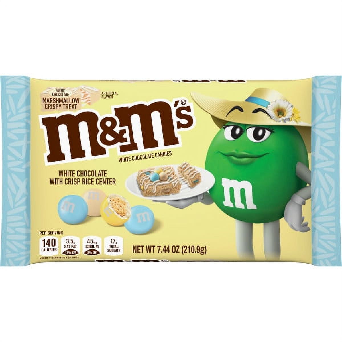 M&M's White Chocolate Marshmallow Crispy Treat Easter Candy - 7.44
