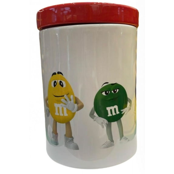 M&M's World Characters Ceramic Canister New With Tag