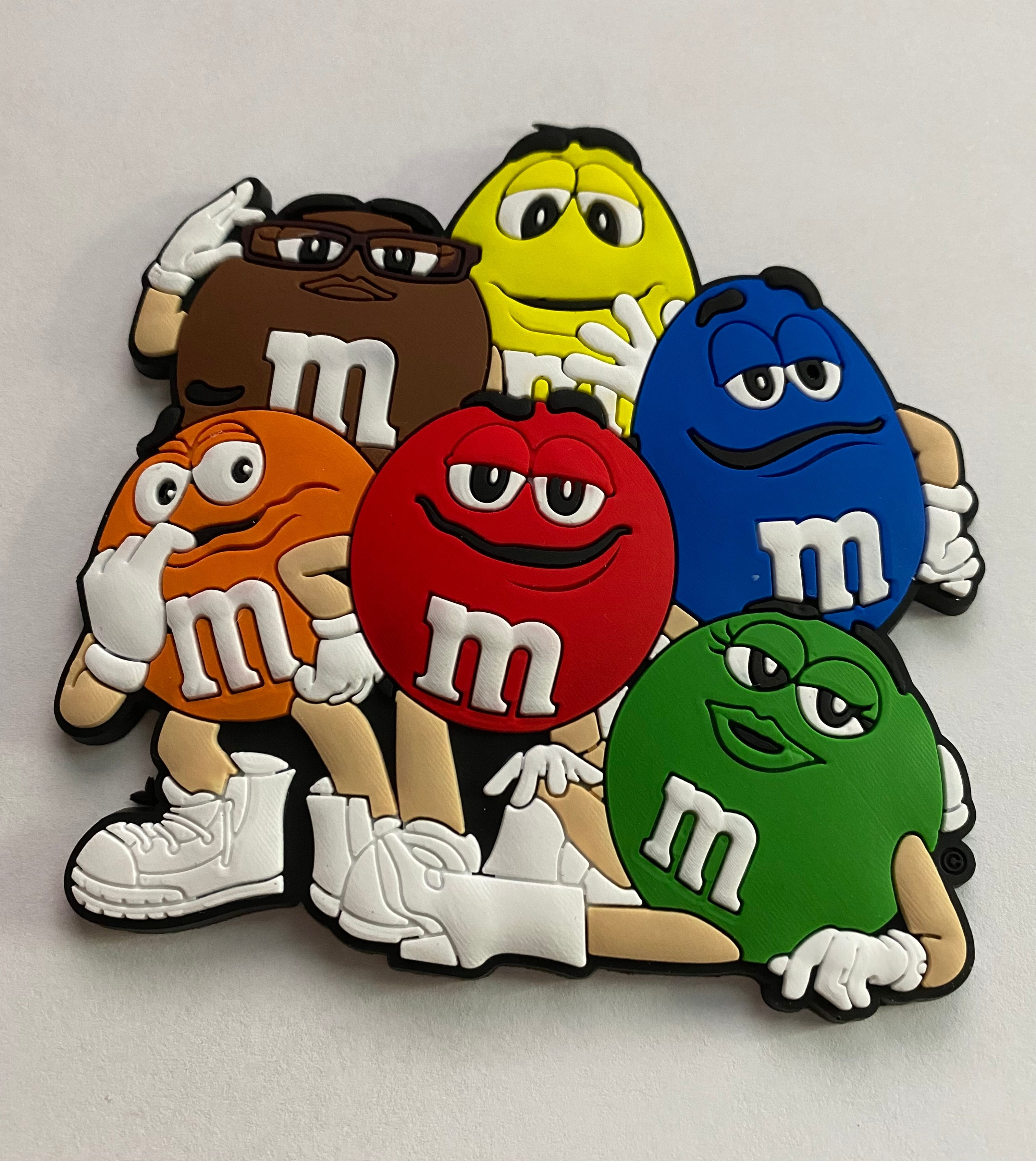 M&M's World Characters Lineup PVC Magnet New - Walmart.com