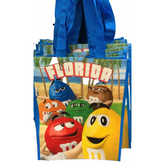 M&M's World Characters Reusable Tote Florida New With Tag