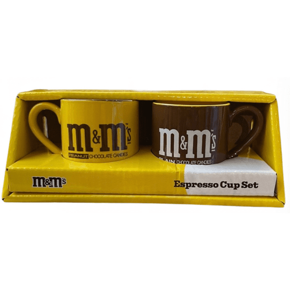 M&M's World Heritage Coffee Espresso Mug Set New with Box
