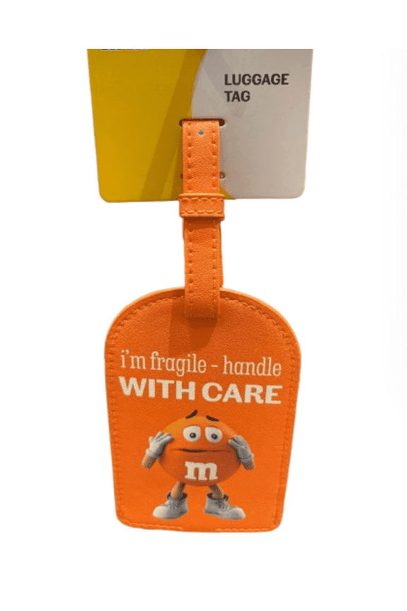 World Orange Character "I'm Fragile Handle With Care" Luggage Tag New Tag