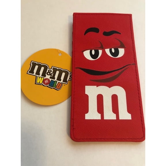 M&M's World Red Character Large Card Holder New with Tags