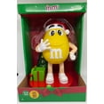 thumbnail image 1 of M&M's World Santa Yellow Candy Dispenser with Christmas Tree Music New with Box, 1 of 4