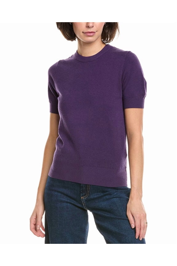 womens M Magaschoni Sweater, l, Purple