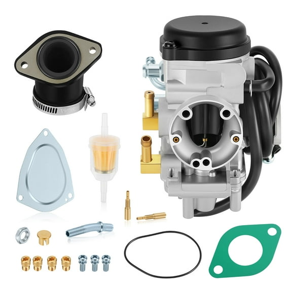 M MATI Carburetor & Intake Boot for Suzuki LT-F250F LTF250 LTF300F QuadRunner250 KingQuad 300 1999 2000 2001 2002