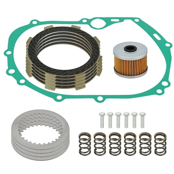 M MATI Clutch Gasket Spring Oil Filter Kit for Kawasaki KLX110 AN112 BR125 Z125 PRO AN110 Fury 125R Suzuki DR-Z110