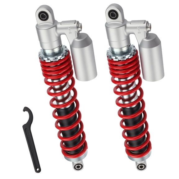 M MATI Front Air Shocks Absorbers w/Adjustable Tool for Suzuki QuadSport Z 400 LT-Z400 2003-2014 2 Pcs