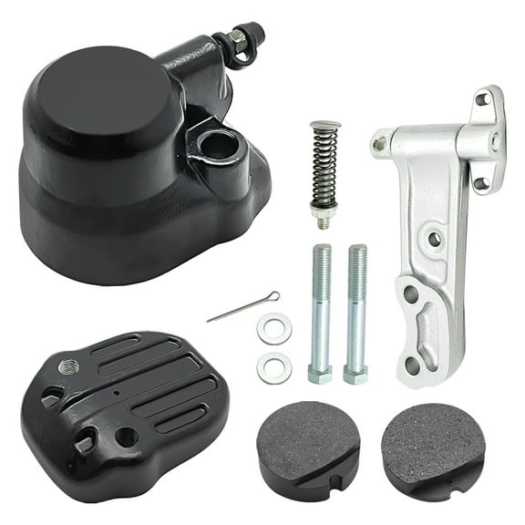 M MATI Front Brake Caliper Holder Assembly with Pads for Honda CB360 CB400F CB450 CB500 CB550 CB350