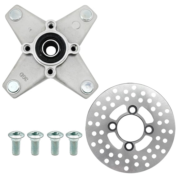 M MATI Front Brake Rotor &Hub for Yamaha Banshee 350 Warrior 350 Raptor 350 250 125 Blaster 200