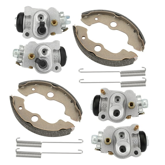 M MATI Front Brake Wheel Cylinders with Shoes for Honda Fourtrax 300 TRX300FW 4x4 1988-2000