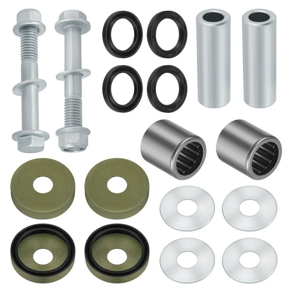 M MATI Front Lower A Arm Bushing Bearing & Bolt Nut for Suzuki Quadsport LTZ400 Kawasaki KFX400 Arctic Cat 400 DVX