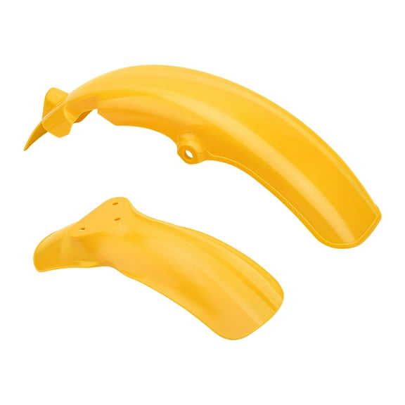 M MATI Front Rear Fenders Set Yellow Guards for Suzuki Motorcycle JR50 1978-1999
