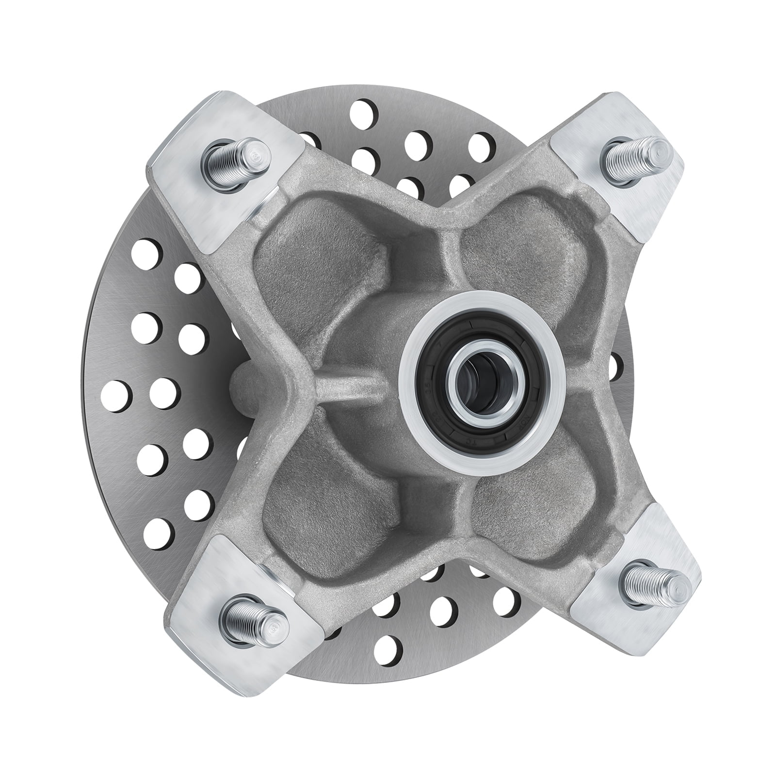 Race Driven Riptide Rear Brake Rotor For Yamaha YFZ450 / Raptor 700 - Vented Stainless Steel ATV Rotor