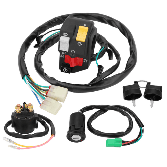 M MATI Handlebar Key Starter Relay Switch Kit for Honda TRX400X 400X TRX400EX 400EX 2008-2014