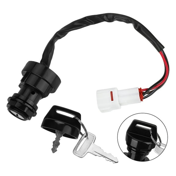 M MATI Ignition Key Switch for Yamaha YFM600FW Grizzly 600 1998-2001 Kodiak 400 YFM400F 4x4 1993-2001