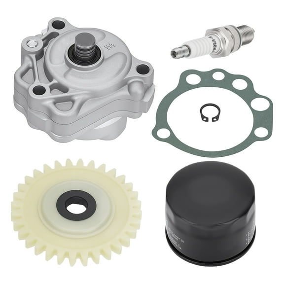 M MATI Oil Pump Oil Filter Gear Gasket Spark Plug Kit for Yamaha Raptor 660R YFM660R 2001-2005 5LP-13300-00-00