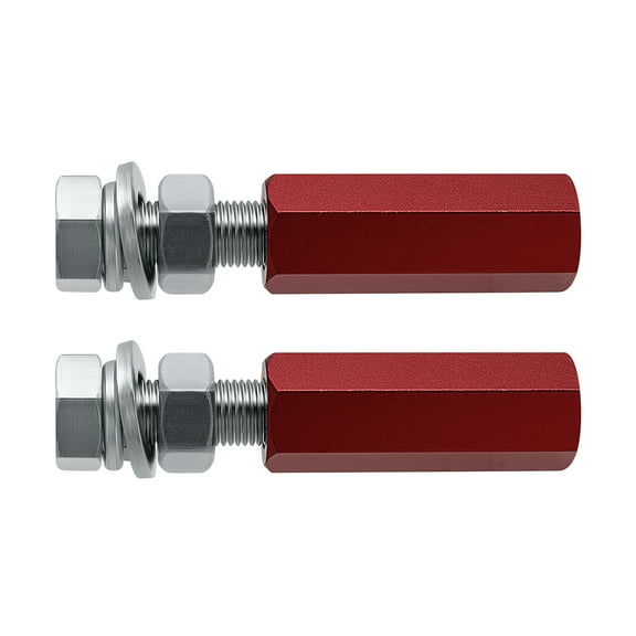M MATI Quick Release Flag Pole Holder Red Hold 1/4'' Flag Poles for ATV UTV Motorcycle Dirt Bike All Year,2Pcs
