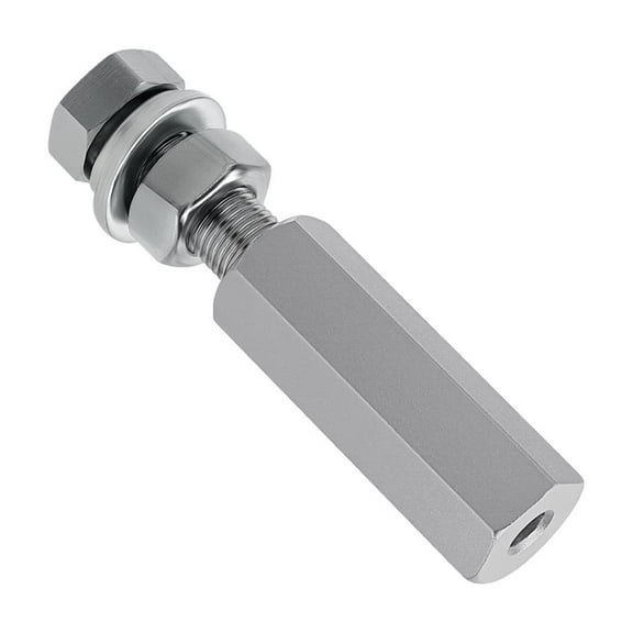 M MATI Quick Release Flag Pole Holder Silver Hold 1/4'' Flag Poles for UTV ATV Motorcycle Dirt Bike All Year Silver