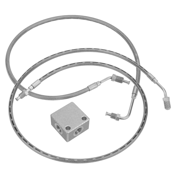 M MATI Rear Brake Hose Lines & Fitting Cross for Polaris Ranger T-M 650 Ranger 500 6x6 4x4 Ranger 425 2x4