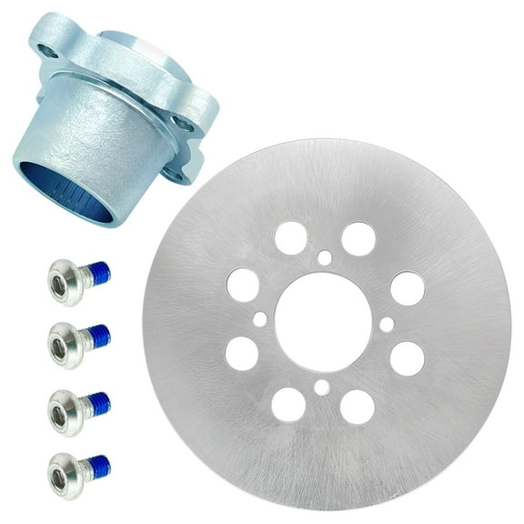 M MATI Rear Brake Rotor Disc & Hub Flange & Bolts for Yamaha Banshee 350 1988-2006 Blaster 200 2003-2006