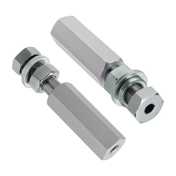 M MATI Silver 1/4" Quick Release Flag Pole Holder for ATV UTV Motorcycle Dirt Bike 2Pcs