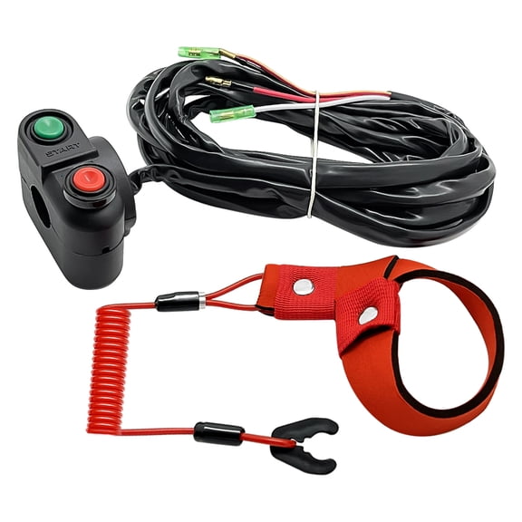 M MATI Start Stop Kill Switch Upgrade for Kawasaki 300SX 650SX JS300 JS650 1987-1993
