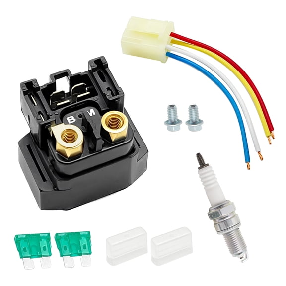 M MATI Starter Solenoid Relay Plug Spark for Yamaha Raptor 350 660 YFM350 YFM660R 2001-13
