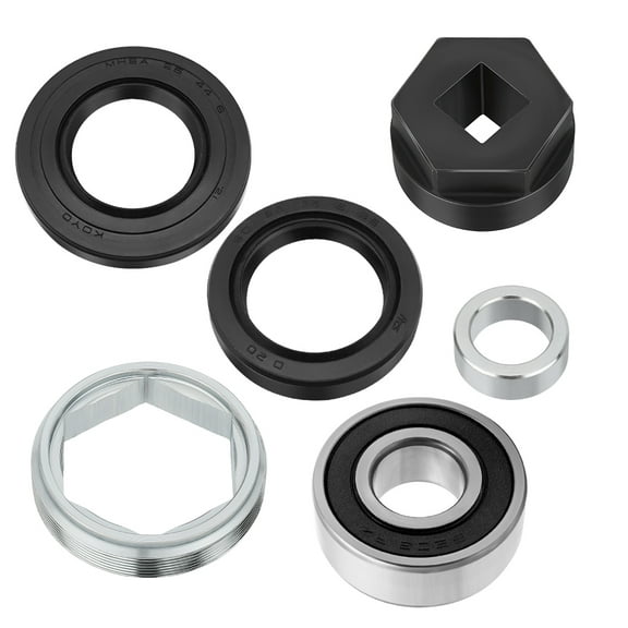 M MATI Steering Stem Bearing Seal Holder Nut Tool Kit for Yamaha Banshee Grizzly Raptor Big Bear Warrior Wolverine YFZ450 Kodiak Bruin Timberwolf 350 400 450 550 600 660 700