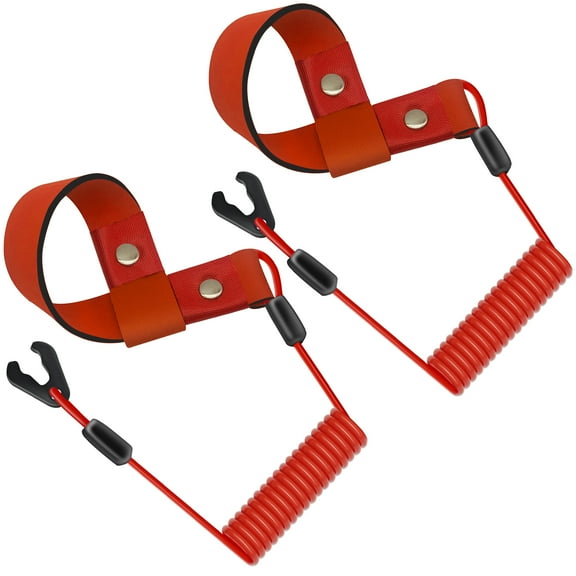 M MATI Stop Kill Safety Key Lanyard for Yamaha All Jet Ski WaveRunner WaveVenture 2PCS