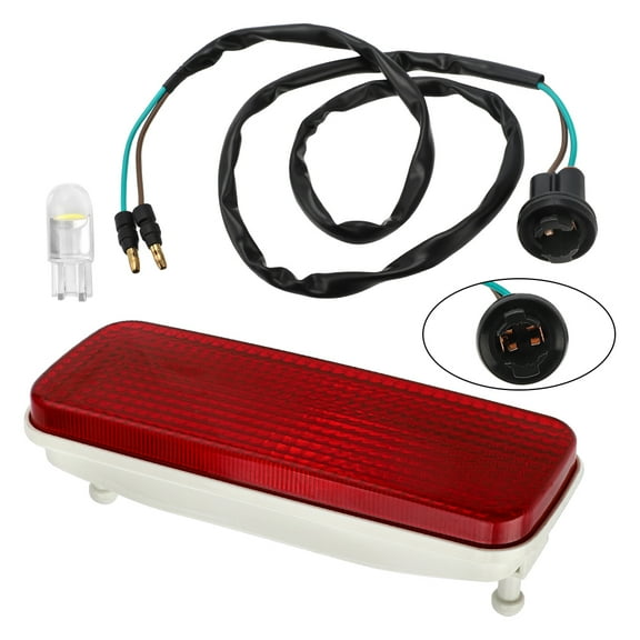 M MATI Tail light Taillight Lens & Socket & Bulb LED Assy for Honda FourTrax 300 200 Recon 250 ATC125