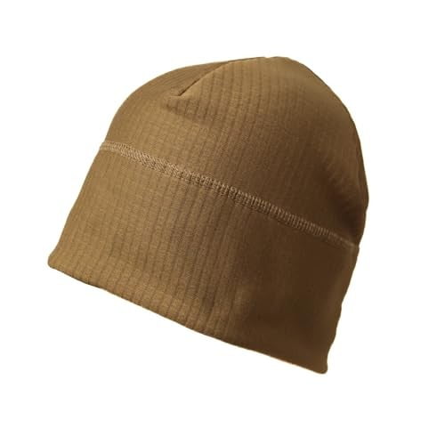 M MCGUIRE GEAR Grid Fleece Watch Cap, Tactical Beanie, Unisex Light Weight Skull Cap (Coyote).