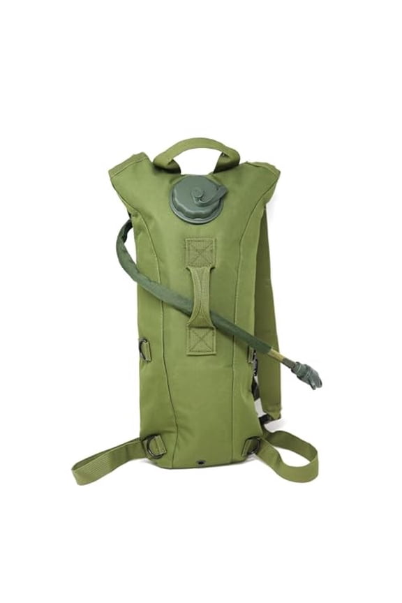 M MCGUIRE GEAR Hydration Backpack, with 3L/100 oz. Hydration Pack, Water-resistant Nylon Hiking Backpack with Water Bladder (OD, Medium).