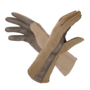 M MCGUIRE GEAR Nomex Summer Flight Gloves, Fire-Resistant Gloves for Pilots & Mechanics Tan, 7.
