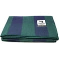 thumbnail image 1 of M MCGUIRE GEAR Warm Wool Bunkhouse Plaid Blanket for Camping, Home, Survival, or First Aid, 64" x 90" (Green/Navy), 1 of 7