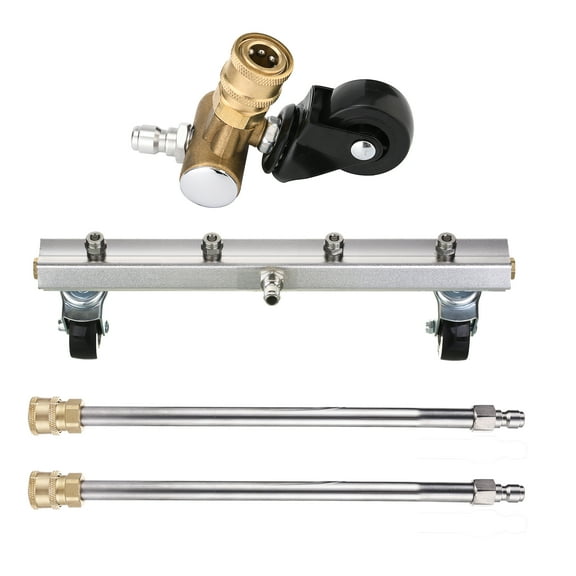 M MINGLE Pressure Washer Undercarriage Cleaner, Under Car Washe