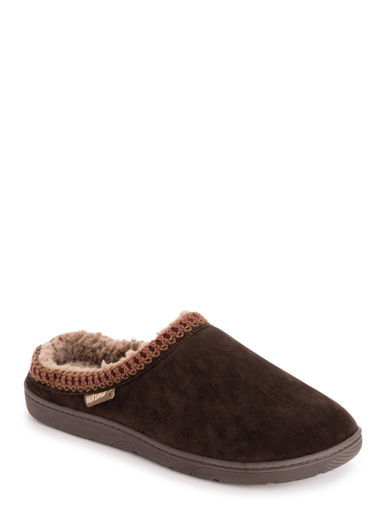 MUK LUKS Men's Faux Suede Clog Slippers