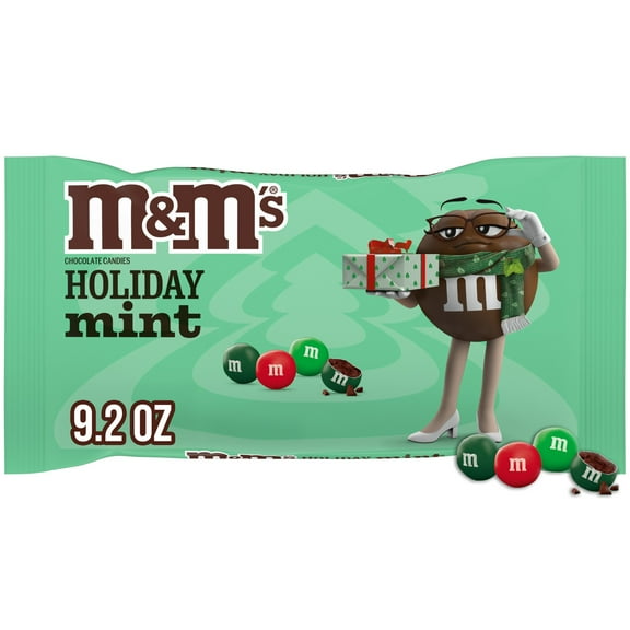 M&M's Mint Chocolate Christmas Candy - 9.2 oz