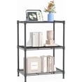 thumbnail image 1 of M MZG Small Wire Rack Storage Shelving Unit (Grey, 3 Tier, 11.8" D x 17.7" W x 26.3" H), 1 of 6