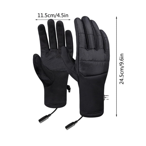M Medium Size Usb-Powered Heated Gloves With Steady Warmth Output For Winter Outdoor Enthusiasts