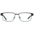 thumbnail image 1 of M+ Mens Rectangular Blue Light Extended Fit Flat Metal Reading Glasses +1.50 Diego in Matte Gun, 1 of 12