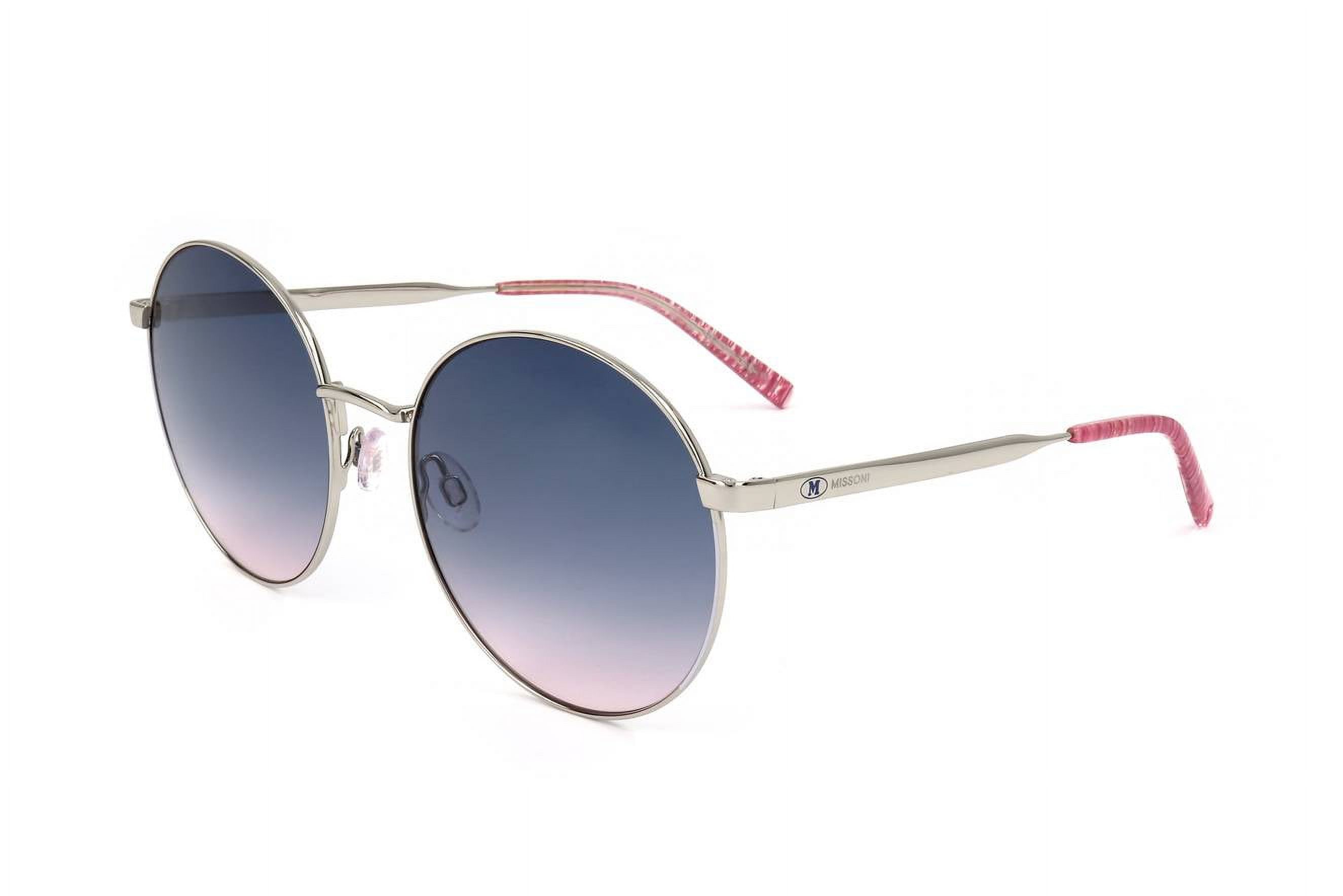 Lunettes De Soleil Missoni MMI 0054/S - Monture Argentée, Verres Rose Palladium - Taille 52/20/145